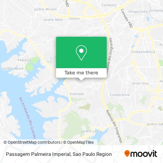 Passagem Palmeira Imperial map