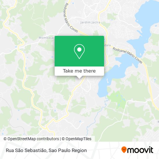 Mapa Rua São Sebastião