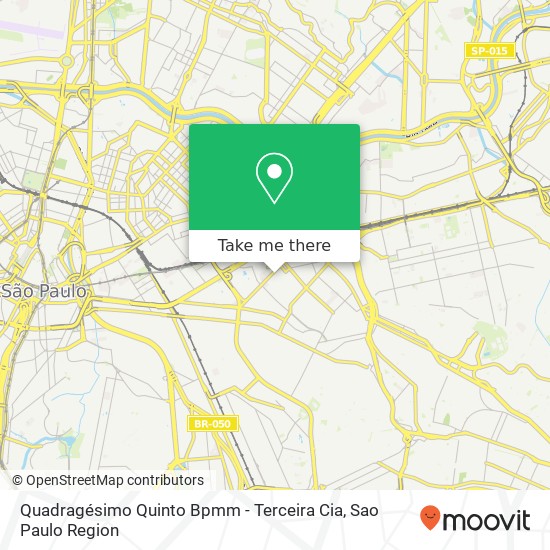 Quadragésimo Quinto Bpmm - Terceira Cia map