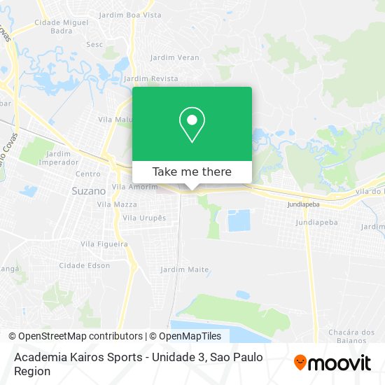 Academia Kairos Sports - Unidade 3 map