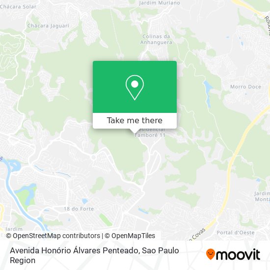 Avenida Honório Álvares Penteado map