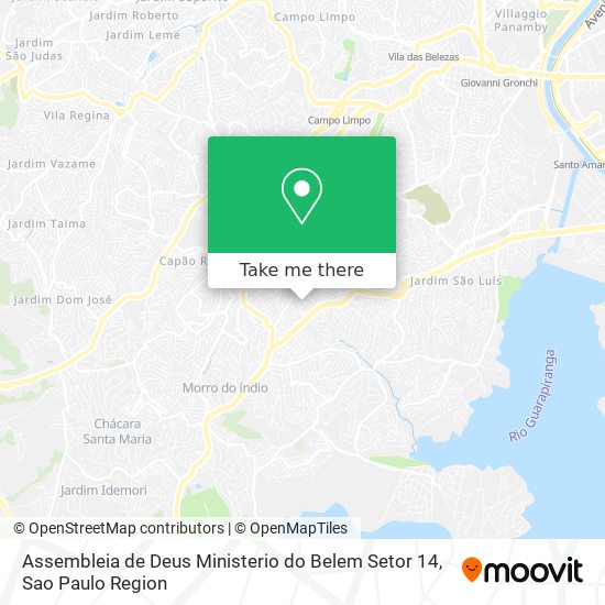 Assembleia de Deus Ministerio do Belem Setor 14 map