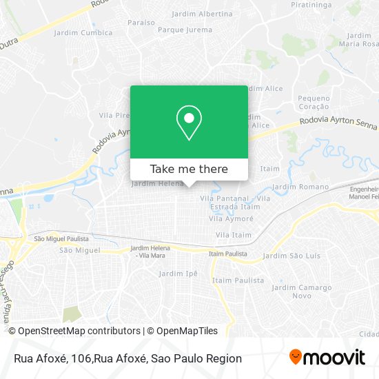 Rua Afoxé, 106,Rua Afoxé map