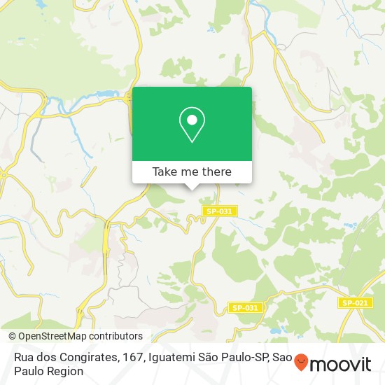 Rua dos Congirates, 167, Iguatemi São Paulo-SP map