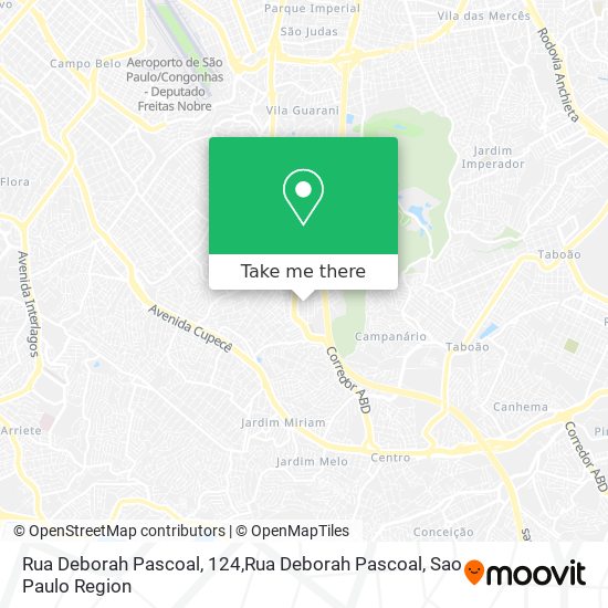Rua Deborah Pascoal, 124,Rua Deborah Pascoal map