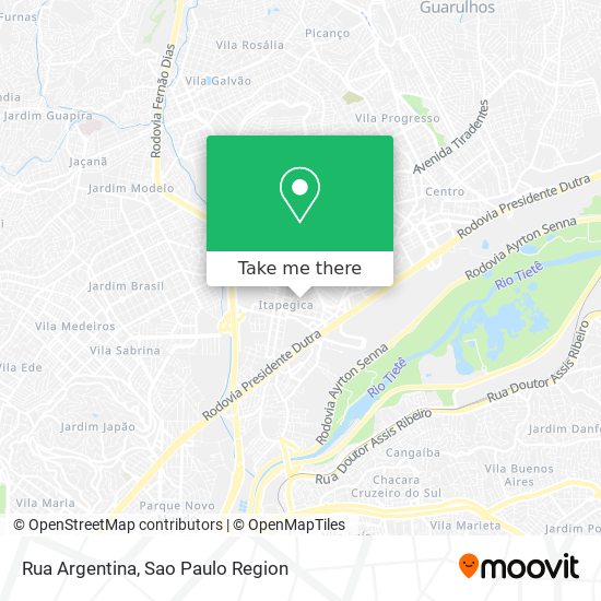 Rua Argentina map