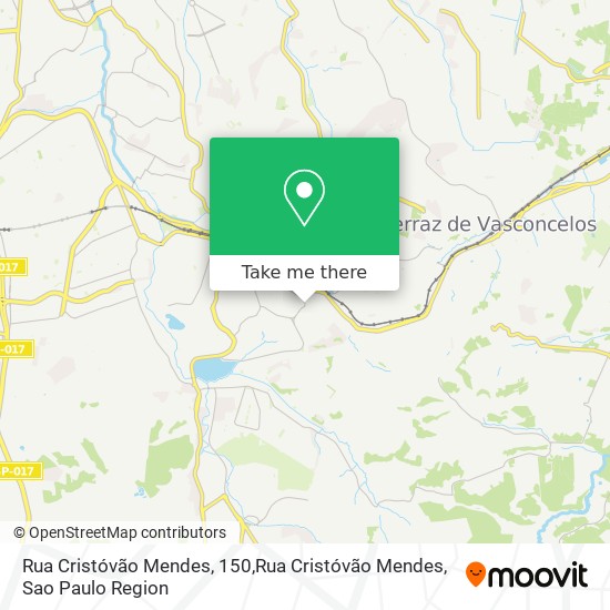 Mapa Rua Cristóvão Mendes, 150,Rua Cristóvão Mendes
