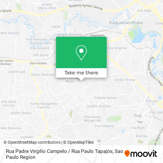 Rua Padre Virgílio Campelo / Rua Paulo Tapajós map