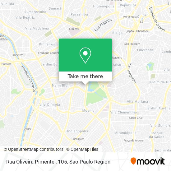 Rua Oliveira Pimentel, 105 map