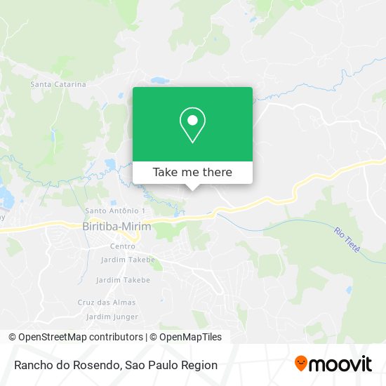 Mapa Rancho do Rosendo