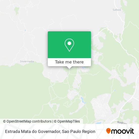 Estrada Mata do Governador map