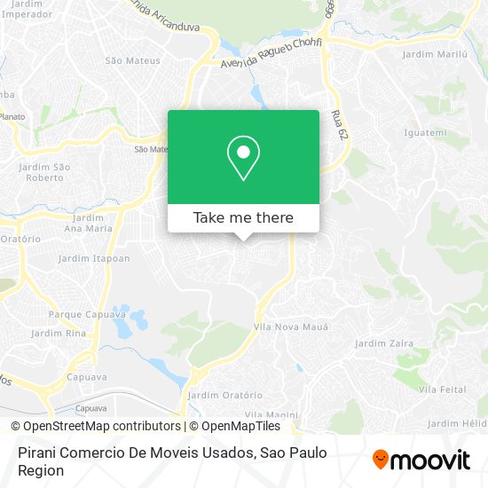 Pirani Comercio De Moveis Usados map