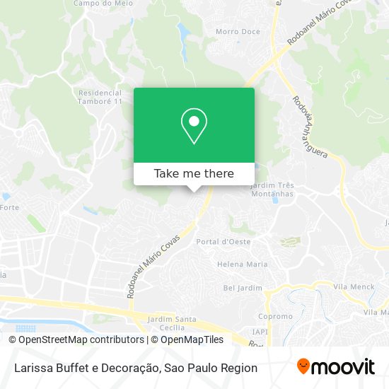 Larissa Buffet e Decoração map