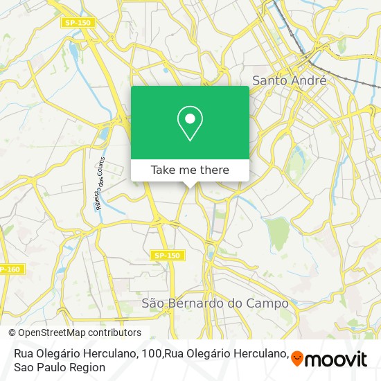 Mapa Rua Olegário Herculano, 100,Rua Olegário Herculano