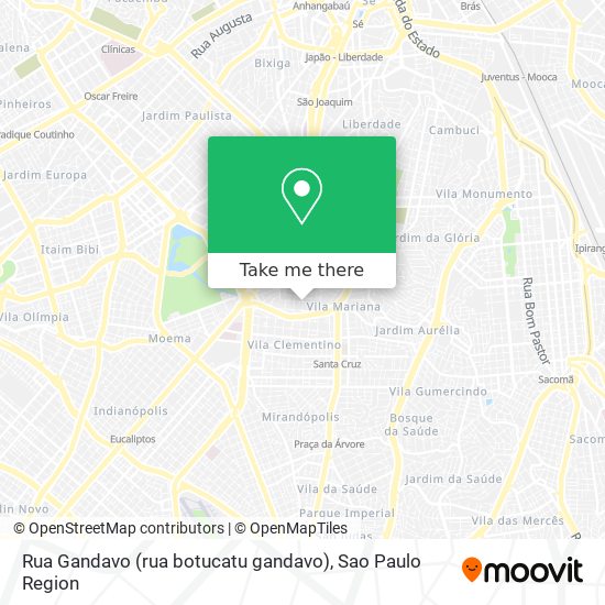 Rua Gandavo (rua botucatu gandavo) map