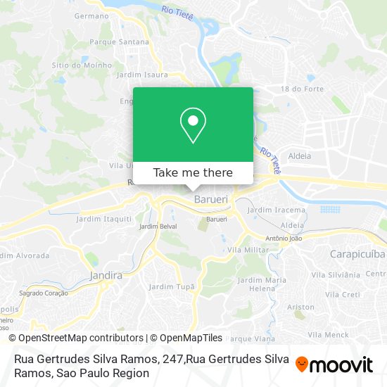 Mapa Rua Gertrudes Silva Ramos, 247,Rua Gertrudes Silva Ramos