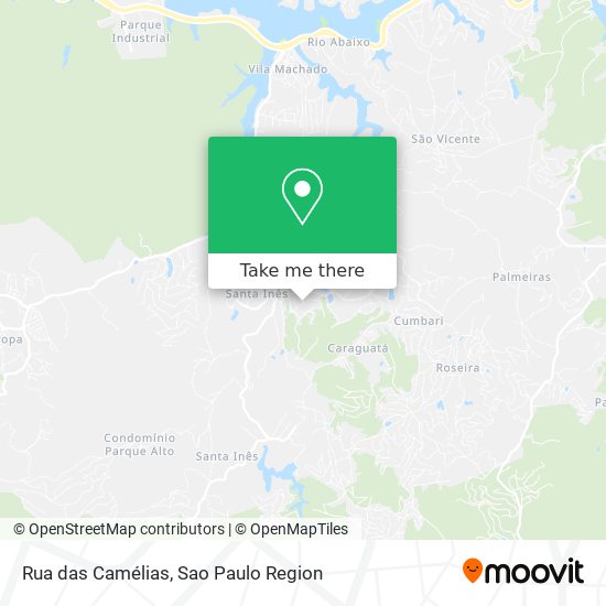 Rua das Camélias map