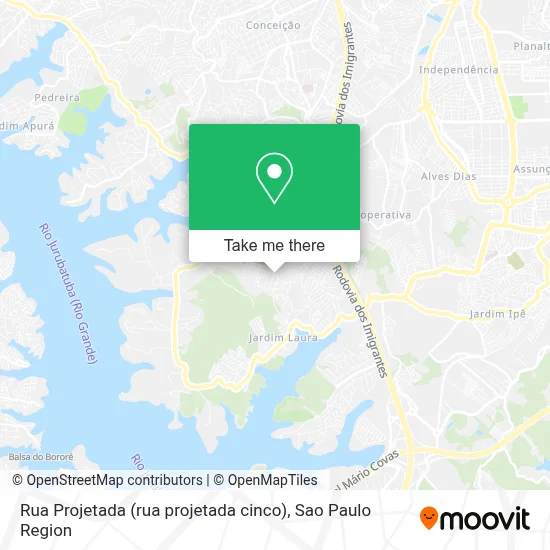 Rua Projetada (rua projetada cinco) map