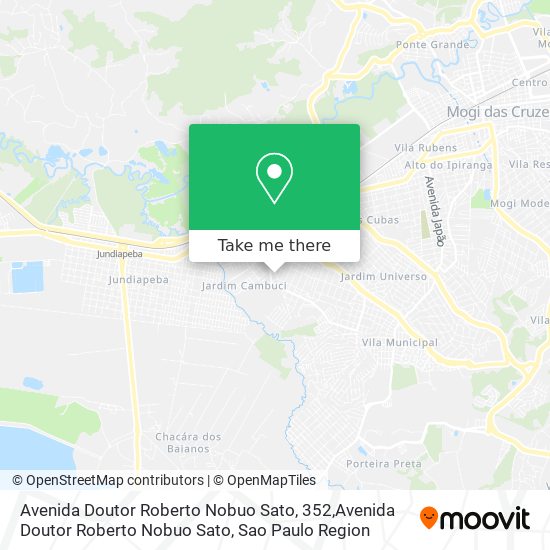 Mapa Avenida Doutor Roberto Nobuo Sato, 352,Avenida Doutor Roberto Nobuo Sato