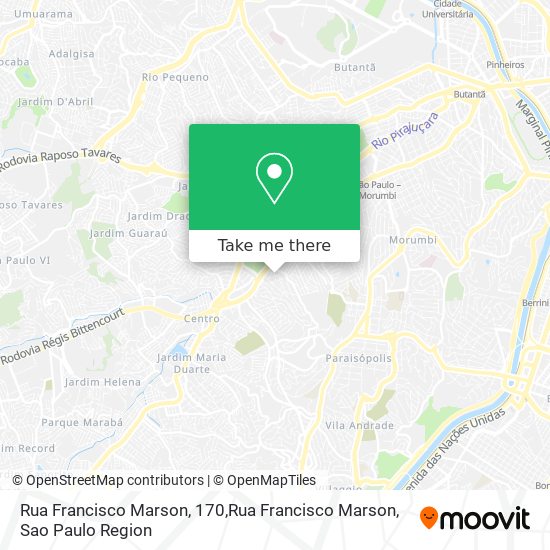 Rua Francisco Marson, 170,Rua Francisco Marson map