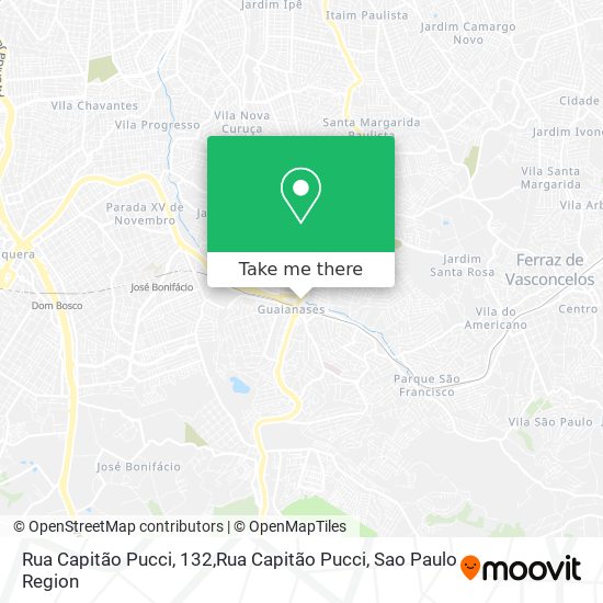 Rua Capitão Pucci, 132,Rua Capitão Pucci map