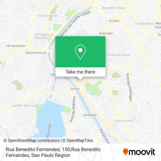 Rua Benedito Fernandes, 150,Rua Benedito Fernandes map