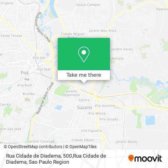 Mapa Rua Cidade de Diadema, 500,Rua Cidade de Diadema