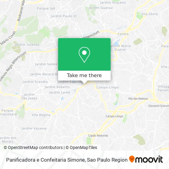 Panificadora e Confeitaria Simone map