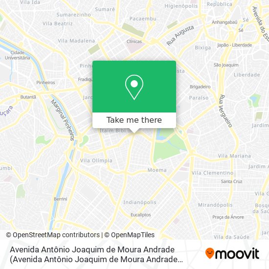 Avenida Antônio Joaquim de Moura Andrade map