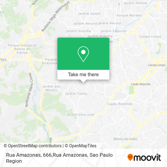 Rua Amazonas, 666,Rua Amazonas map