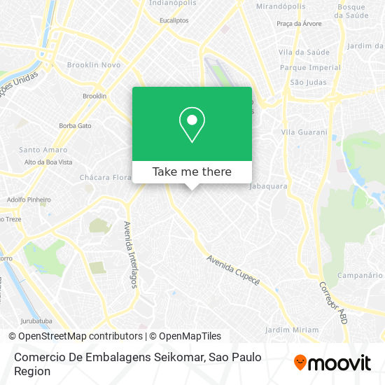 Comercio De Embalagens Seikomar map