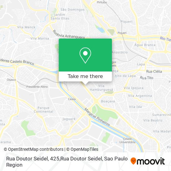 Rua Doutor Seidel, 425,Rua Doutor Seidel map