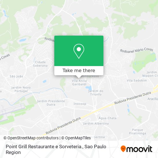 Point Grill Restaurante e Sorveteria. map
