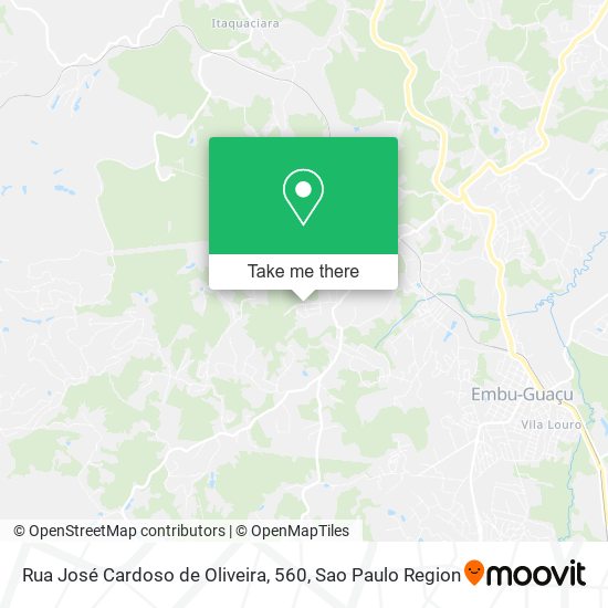 Rua José Cardoso de Oliveira, 560 map