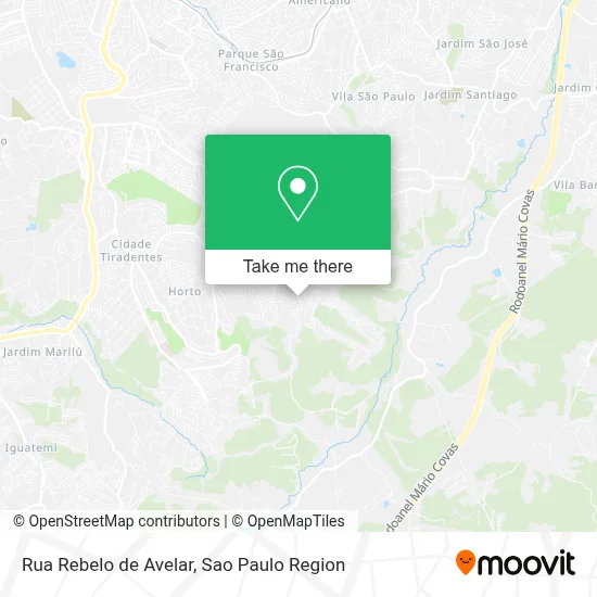 Rua Rebelo de Avelar map