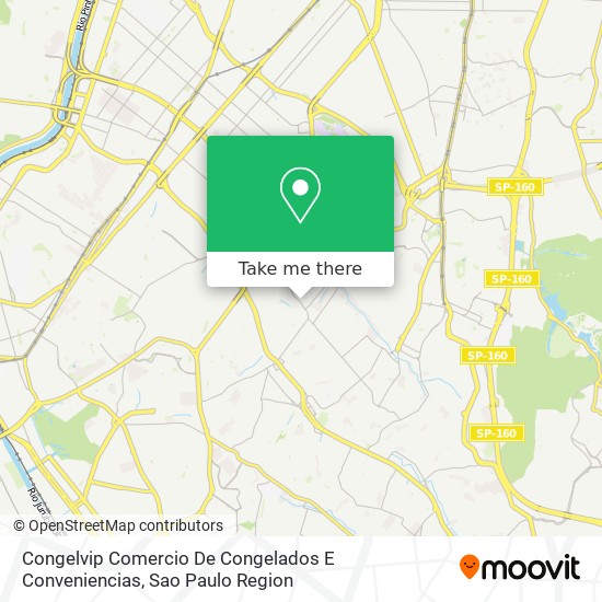 Congelvip Comercio De Congelados E Conveniencias map