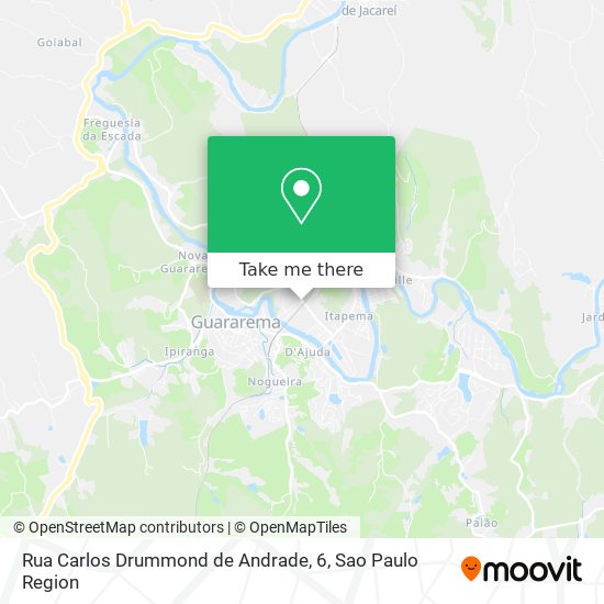 Rua Carlos Drummond de Andrade, 6 map