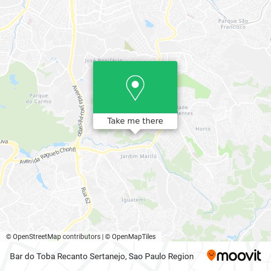 Bar do Toba Recanto Sertanejo map