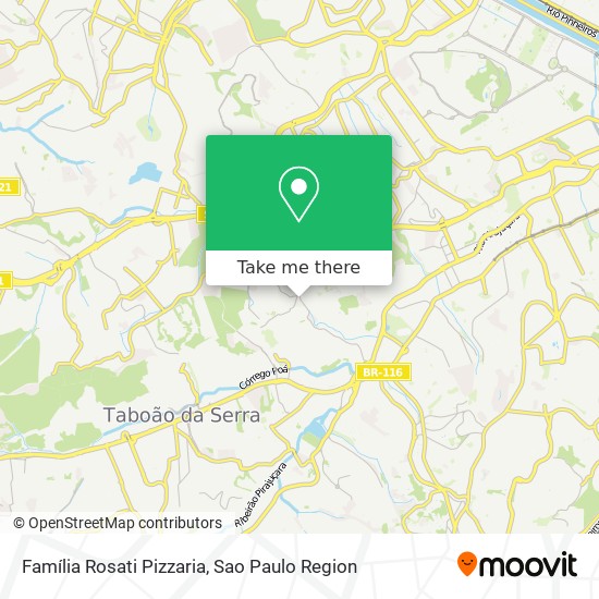 Família Rosati Pizzaria map