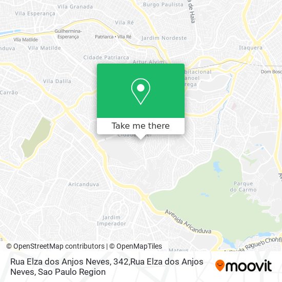 Rua Elza dos Anjos Neves, 342,Rua Elza dos Anjos Neves map