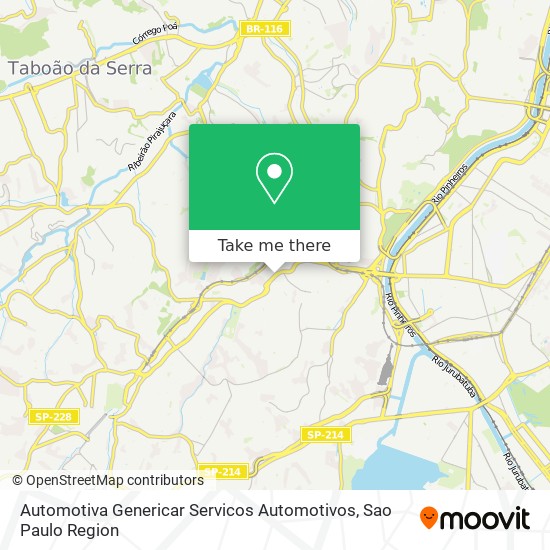 Automotiva Genericar Servicos Automotivos map