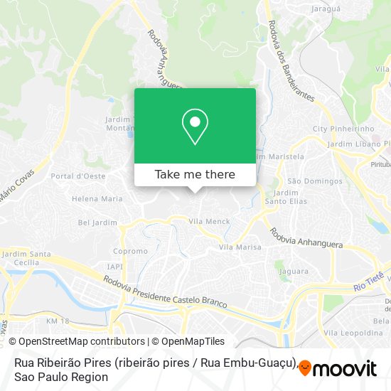 Rua Ribeirão Pires (ribeirão pires / Rua Embu-Guaçu) map