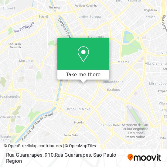 Mapa Rua Guararapes, 910,Rua Guararapes