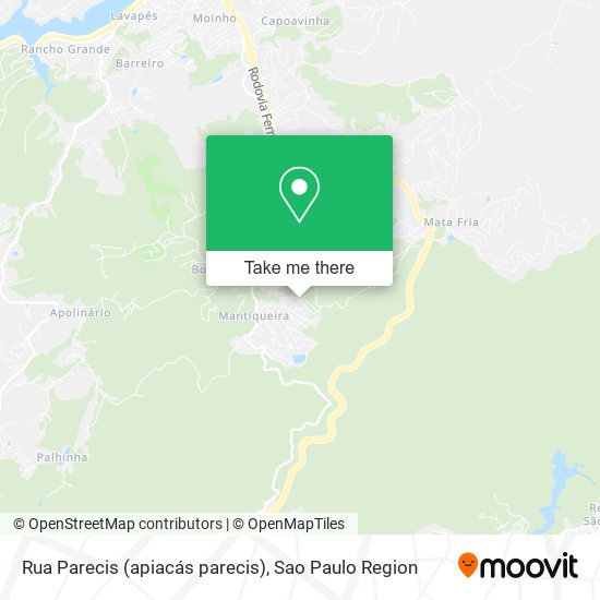 Rua Parecis (apiacás parecis) map