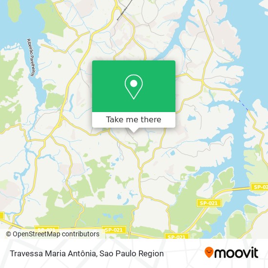 Mapa Travessa Maria Antônia