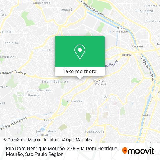 Rua Dom Henrique Mourão, 278,Rua Dom Henrique Mourão map