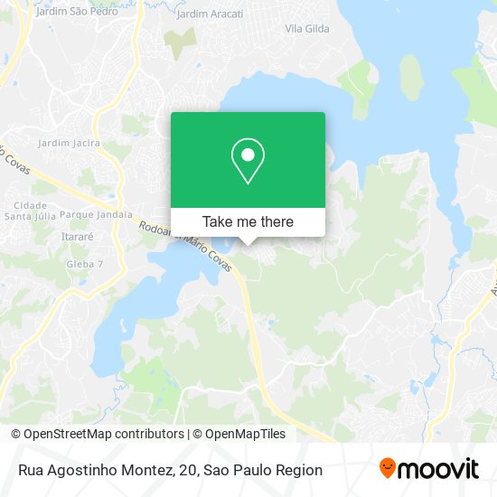 Rua Agostinho Montez, 20 map
