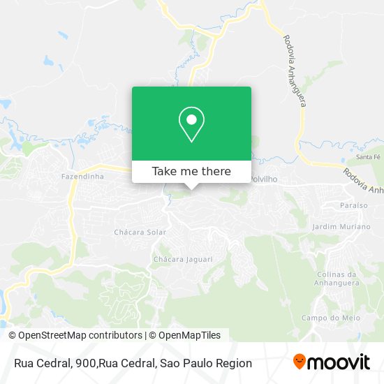 Rua Cedral, 900,Rua Cedral map