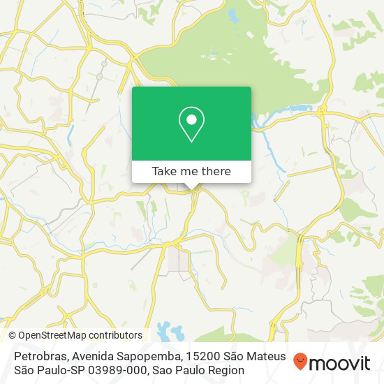 Petrobras, Avenida Sapopemba, 15200 São Mateus São Paulo-SP 03989-000 map