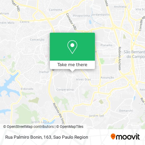 Rua Palmiro Bonin, 163 map